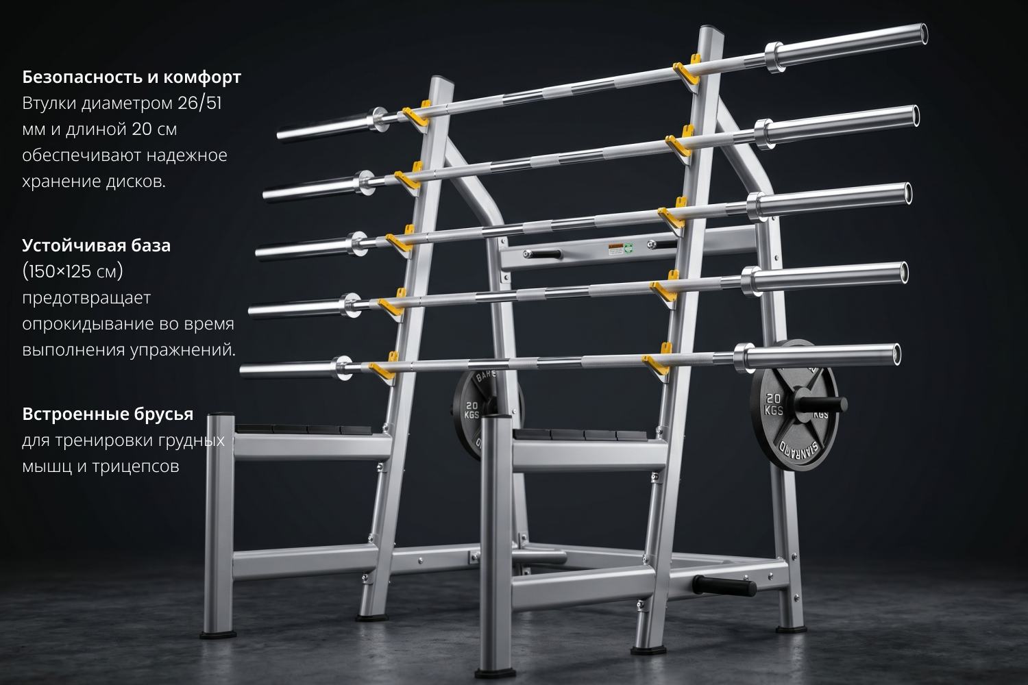 Стойка для полуприседаний VictoryFit VF-B2020