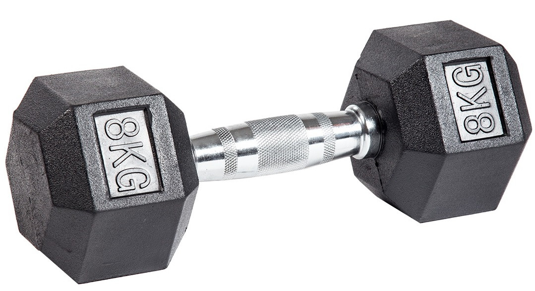 Гантель неразборная гексагональная VF-H080 (8 кг)