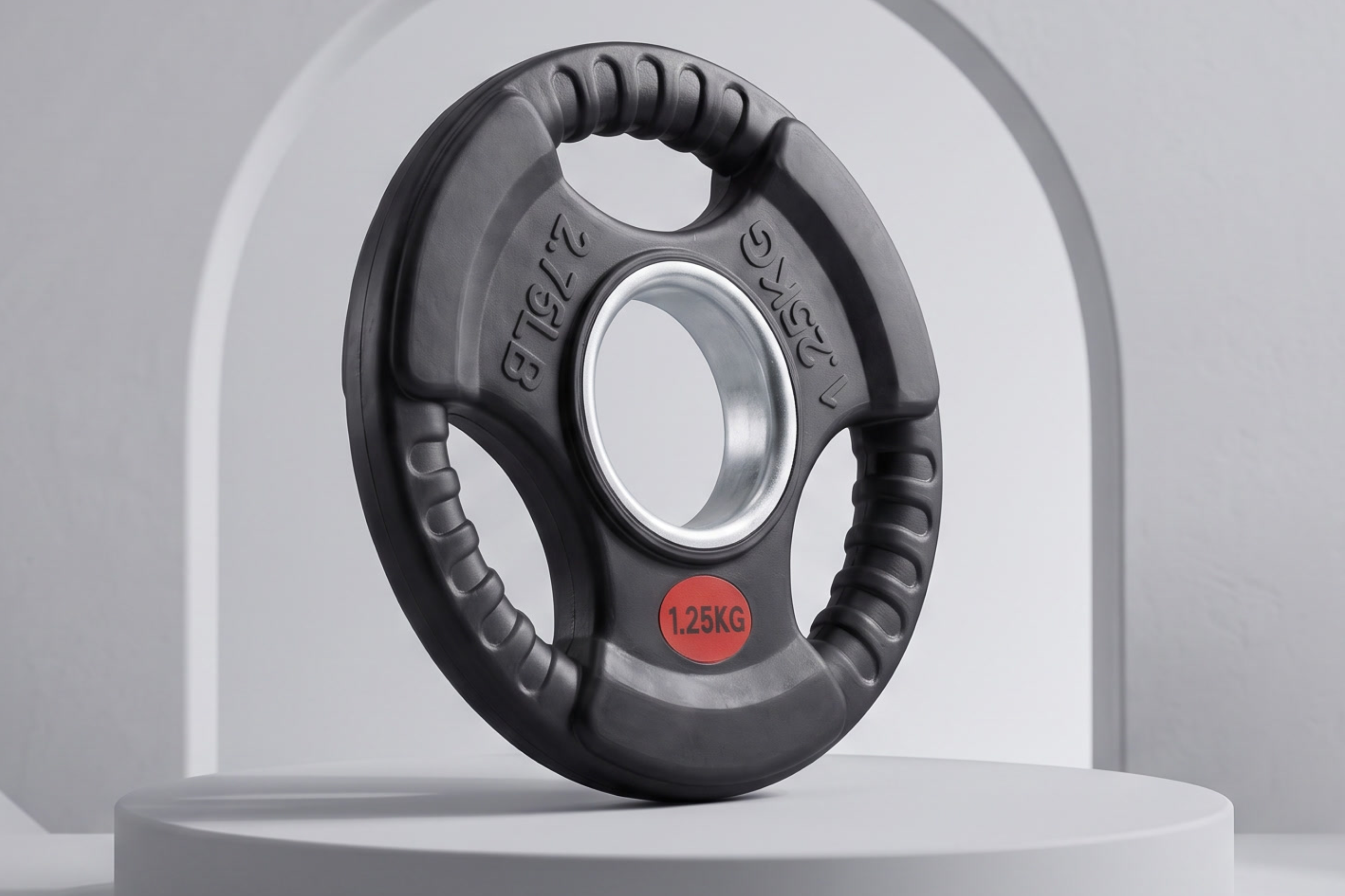 Диск 51 мм. обрезиненный с 3-мя хватами 1,25 кг, VictoryFit VF-S510125