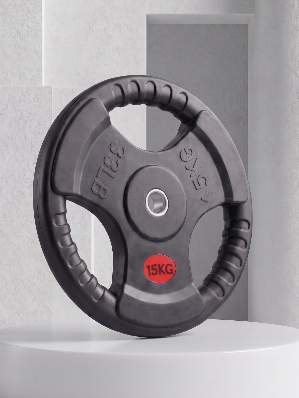 Диск 31 мм. обрезиненный с 3-мя хватами 15 кг, VictoryFit VF-S251500