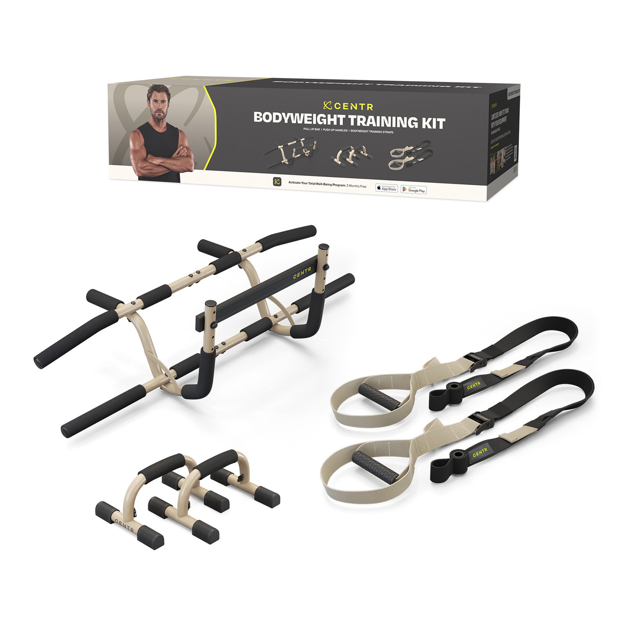 Фитнес набор CENTR Bodyweight CBWTK