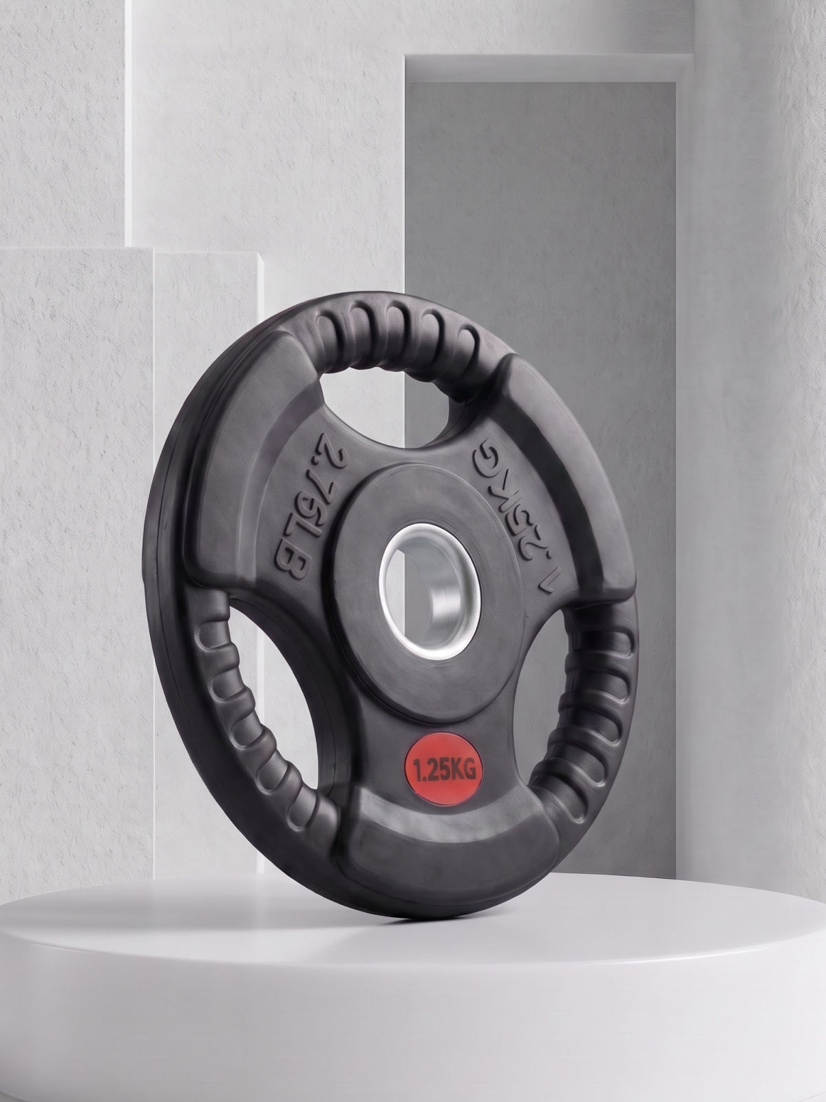Диск 31 мм. обрезиненный с 3-мя хватами 1,25 кг, VictoryFit VF-S250125