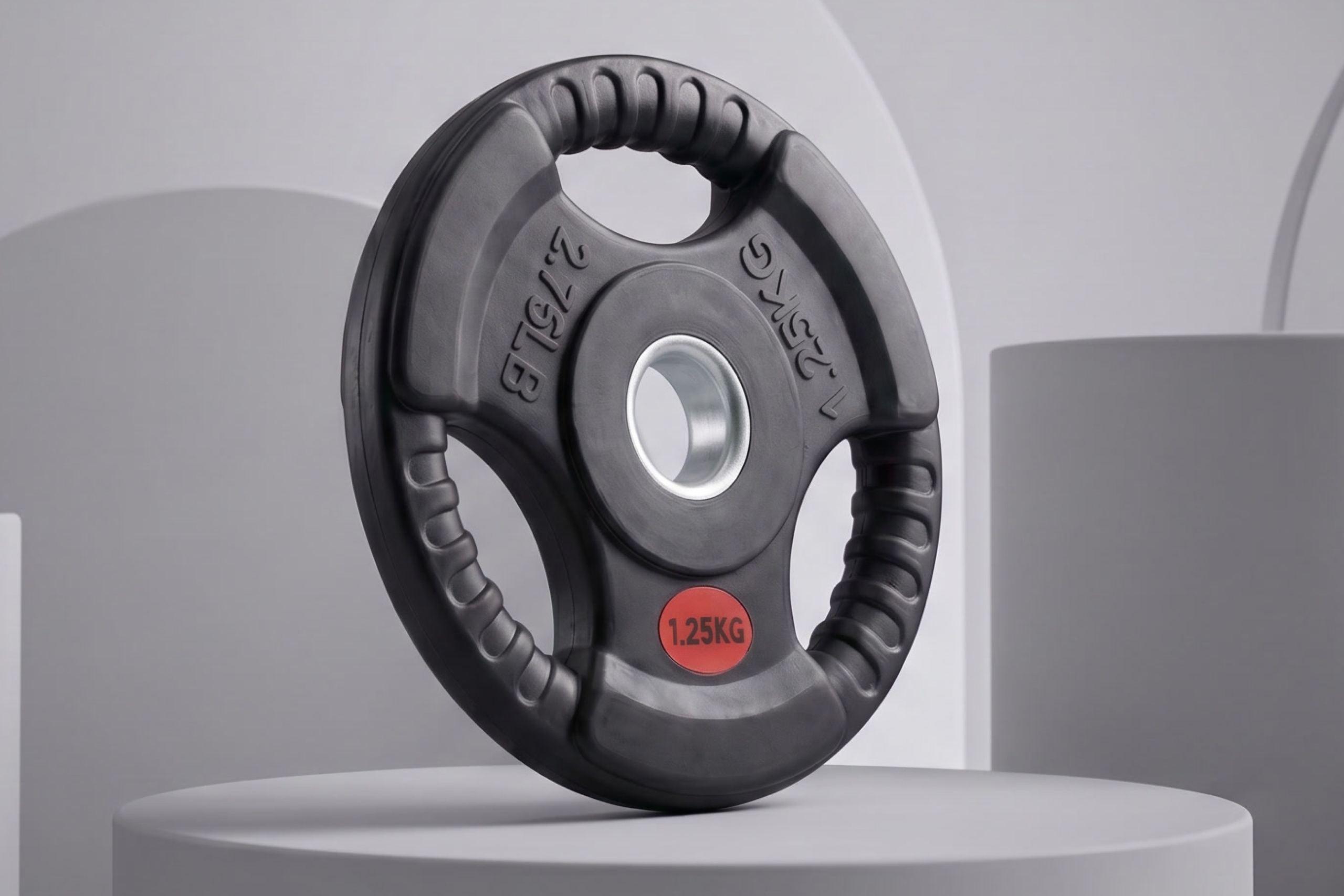 Диск 31 мм. обрезиненный с 3-мя хватами 1,25 кг, VictoryFit VF-S250125