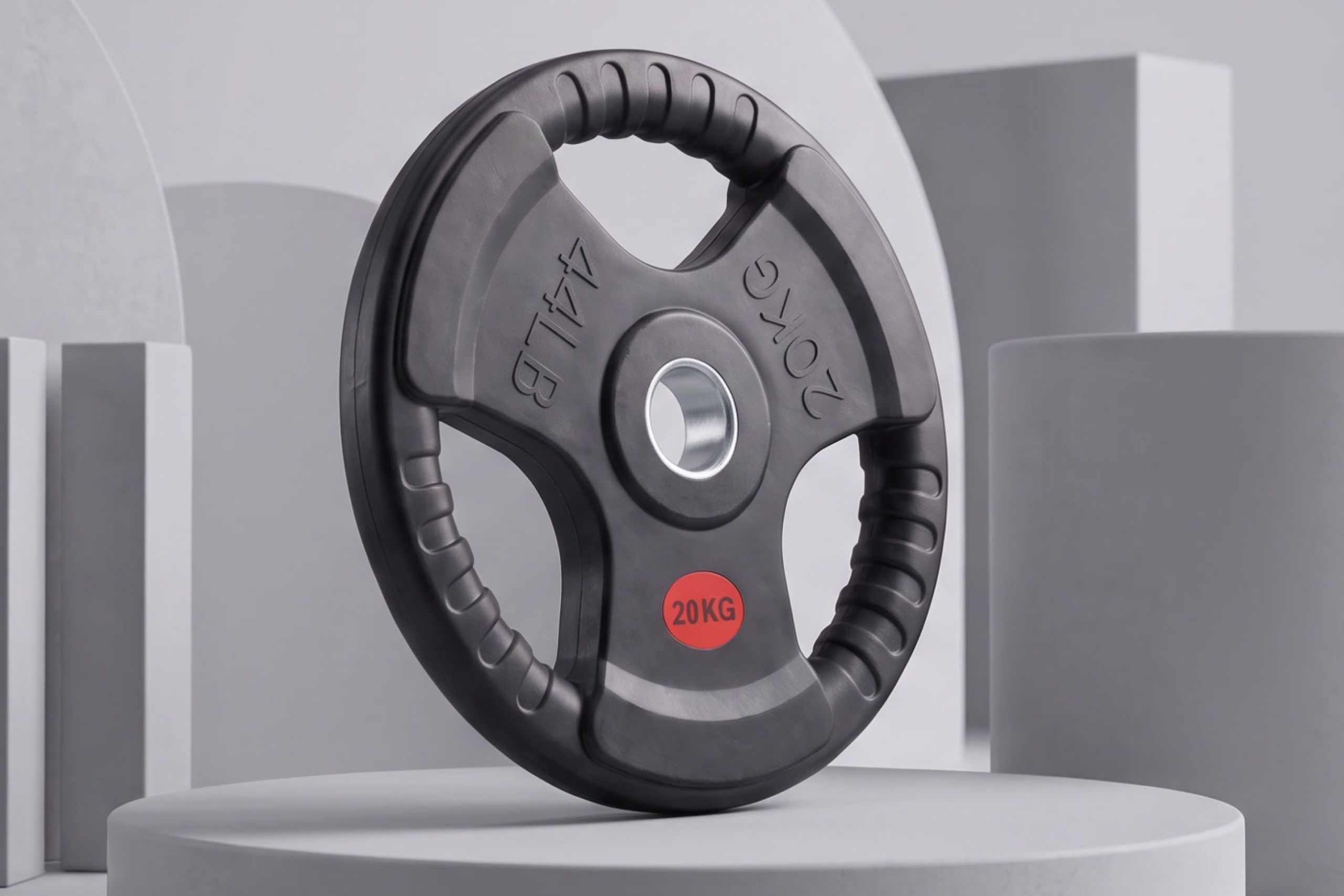 Диск 51 мм. обрезиненный с 3-мя хватами 20 кг, VictoryFit VF-S512000