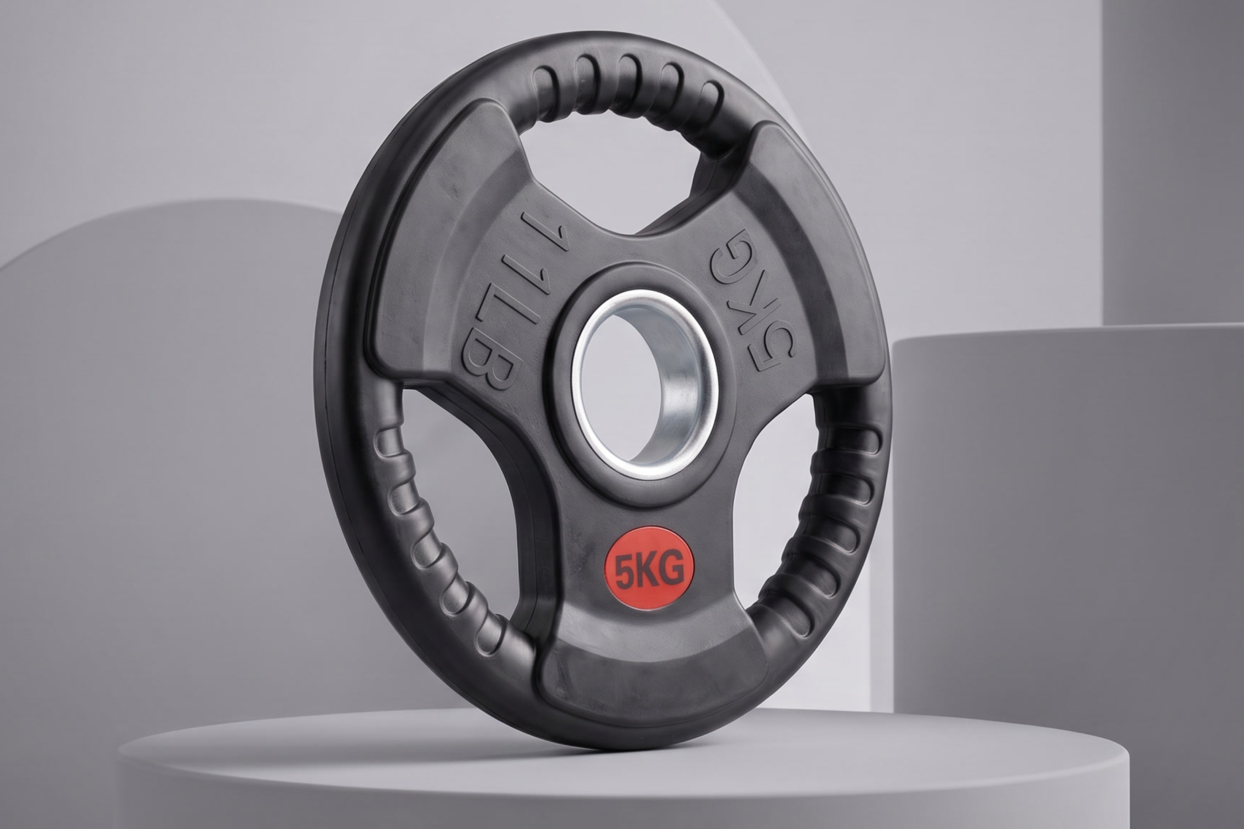 Диск 51 мм. обрезиненный с 3-мя хватами 5 кг, VictoryFit VF-S510500