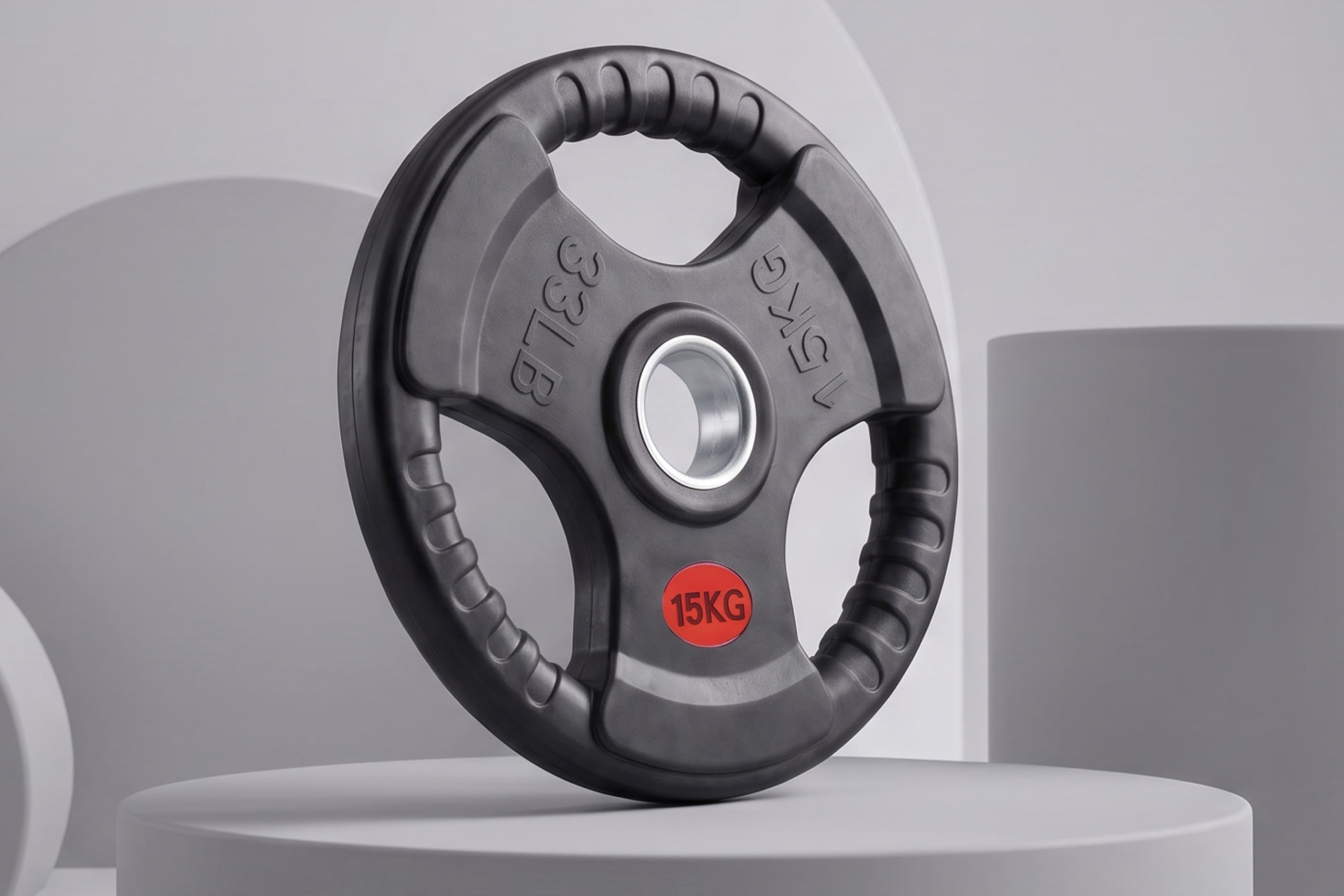 Диск 51 мм. обрезиненный с 3-мя хватами 15 кг, VictoryFit VF-S511500