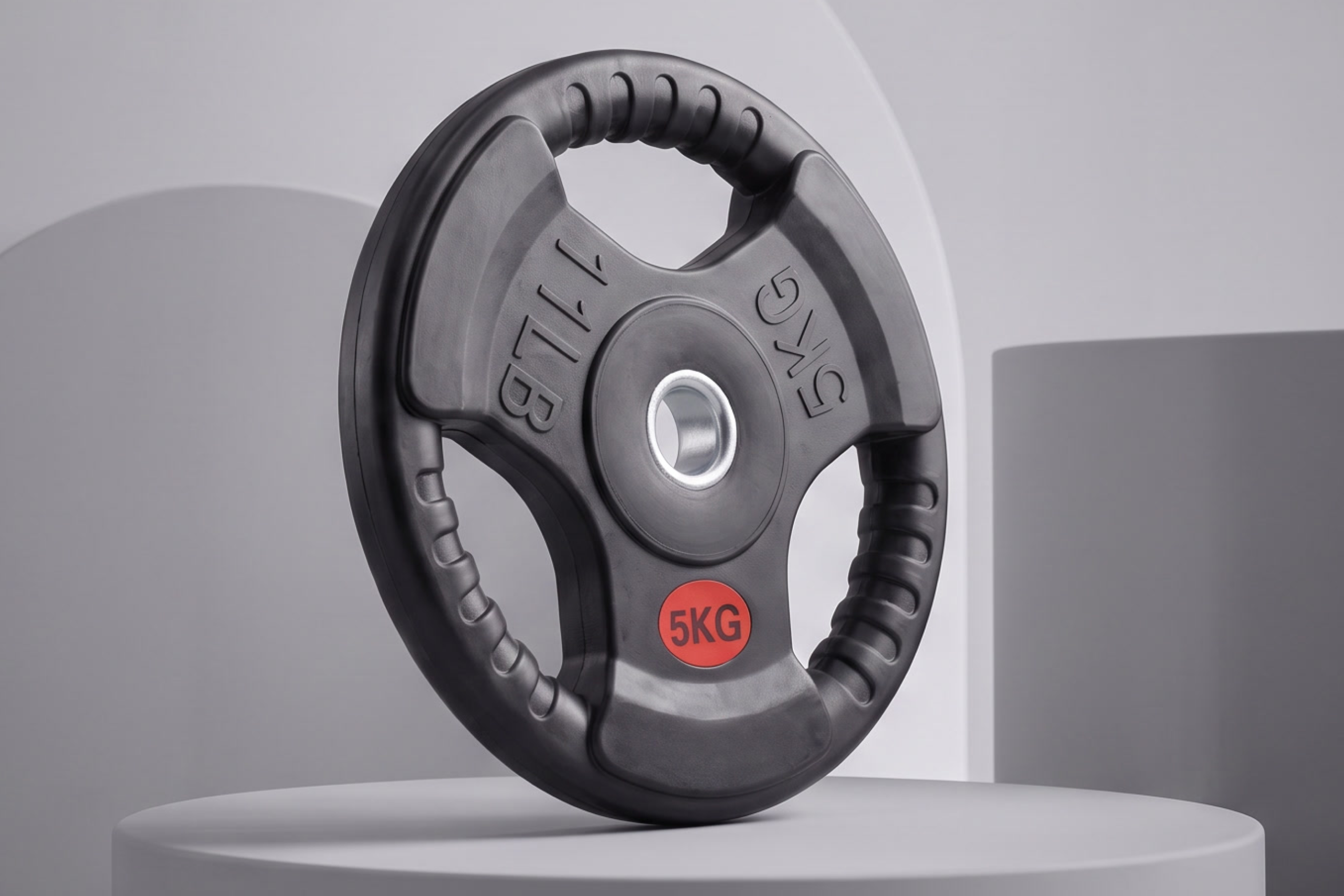 Диск 31 мм. обрезиненный с 3-мя хватами 5 кг, VictoryFit VF-S250500