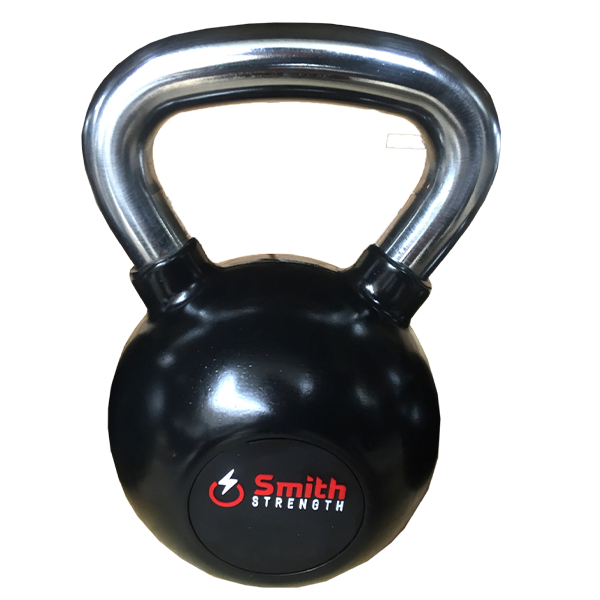 Гиря черная прорезиненная 4kg Smith DB087
