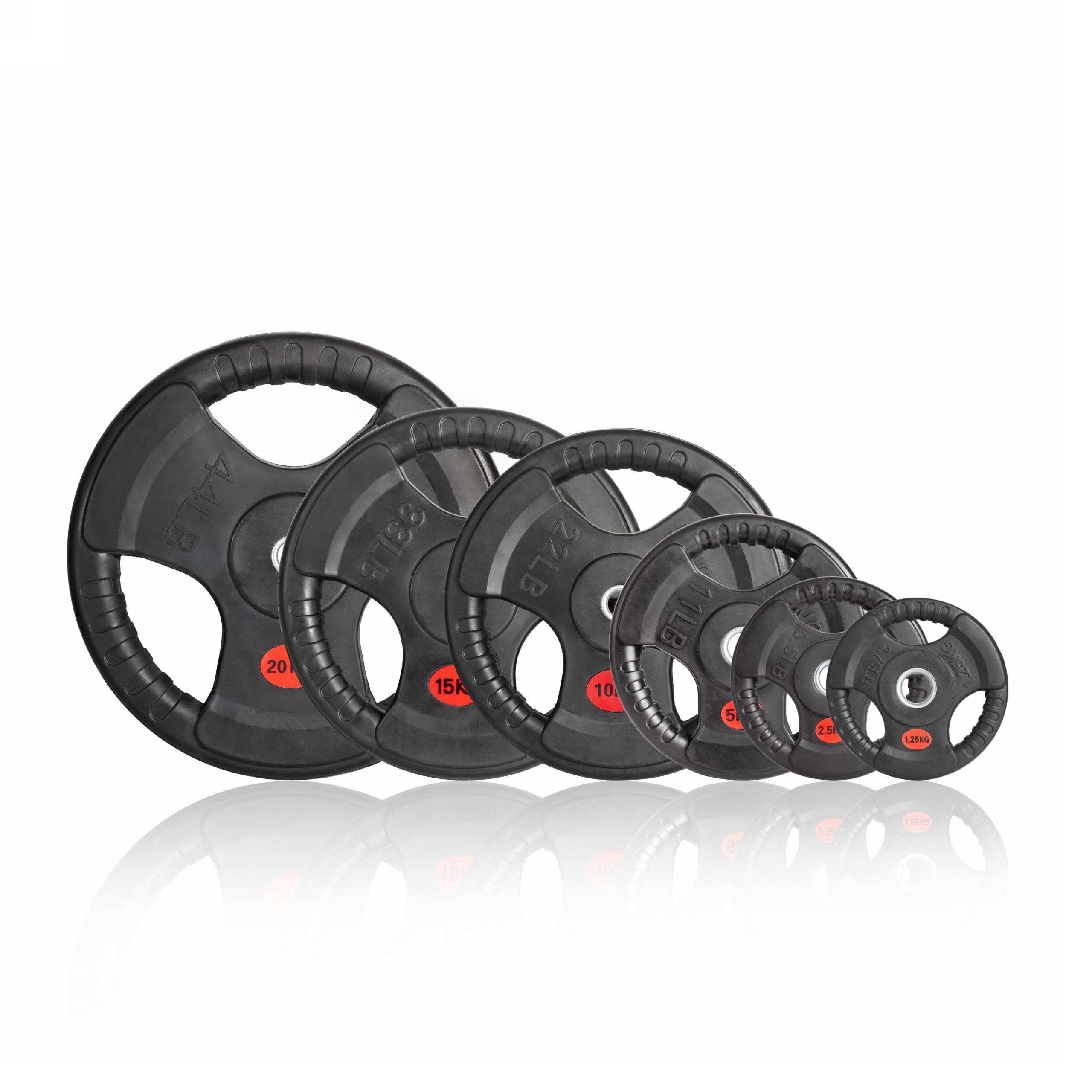 Диск 31 мм. обрезиненный с 3-мя хватами 20 кг, VictoryFit VF-S252000