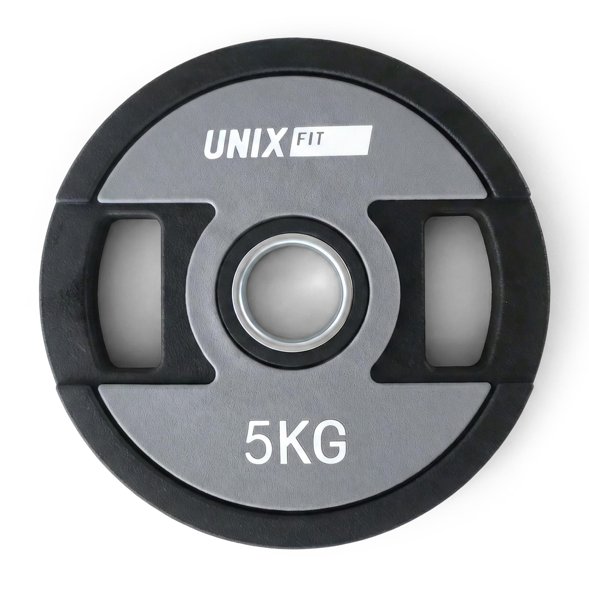 Набор дисков уретановых с хватом UNIX Fit PRO от 2,5 до 25 кг, 6 шт.