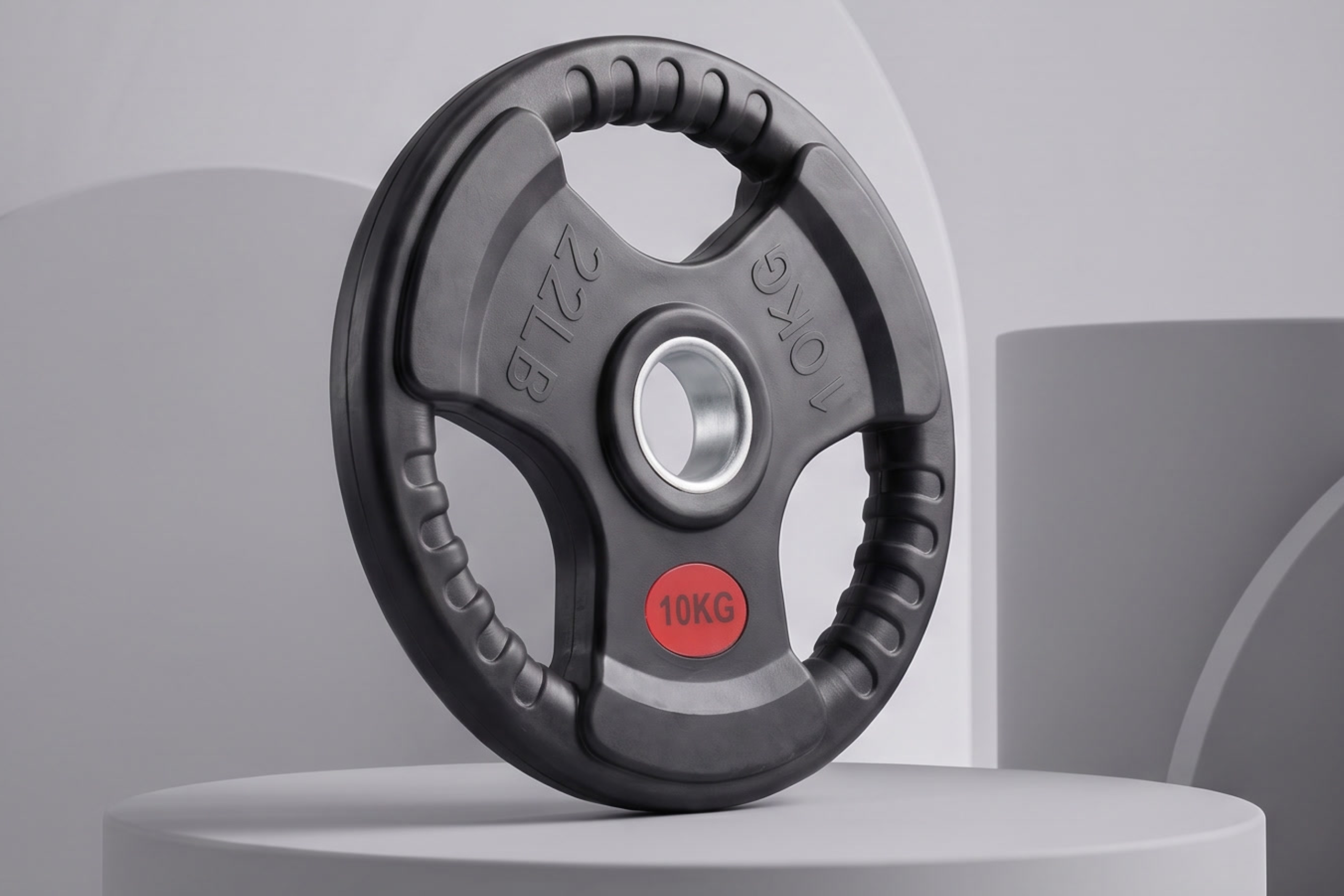 Диск 51 мм. обрезиненный с 3-мя хватами 10 кг, VictoryFit VF-S511000